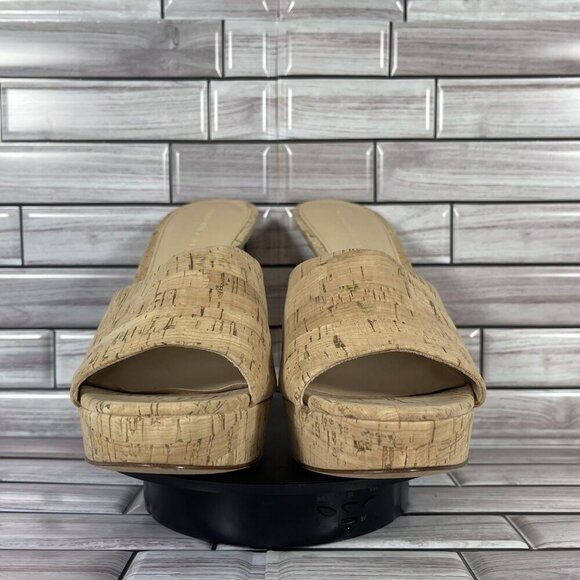 Veronica Beard Women's Dali Faux Cork Platform Sandals Shoe Size 10-NEW - Picture 2 of 9
